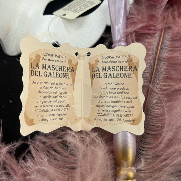 LA MASCHERA DEL GALEONE MASK AUTHENTIC WITH TAGS AND STAMPED - Picture 7 of 12